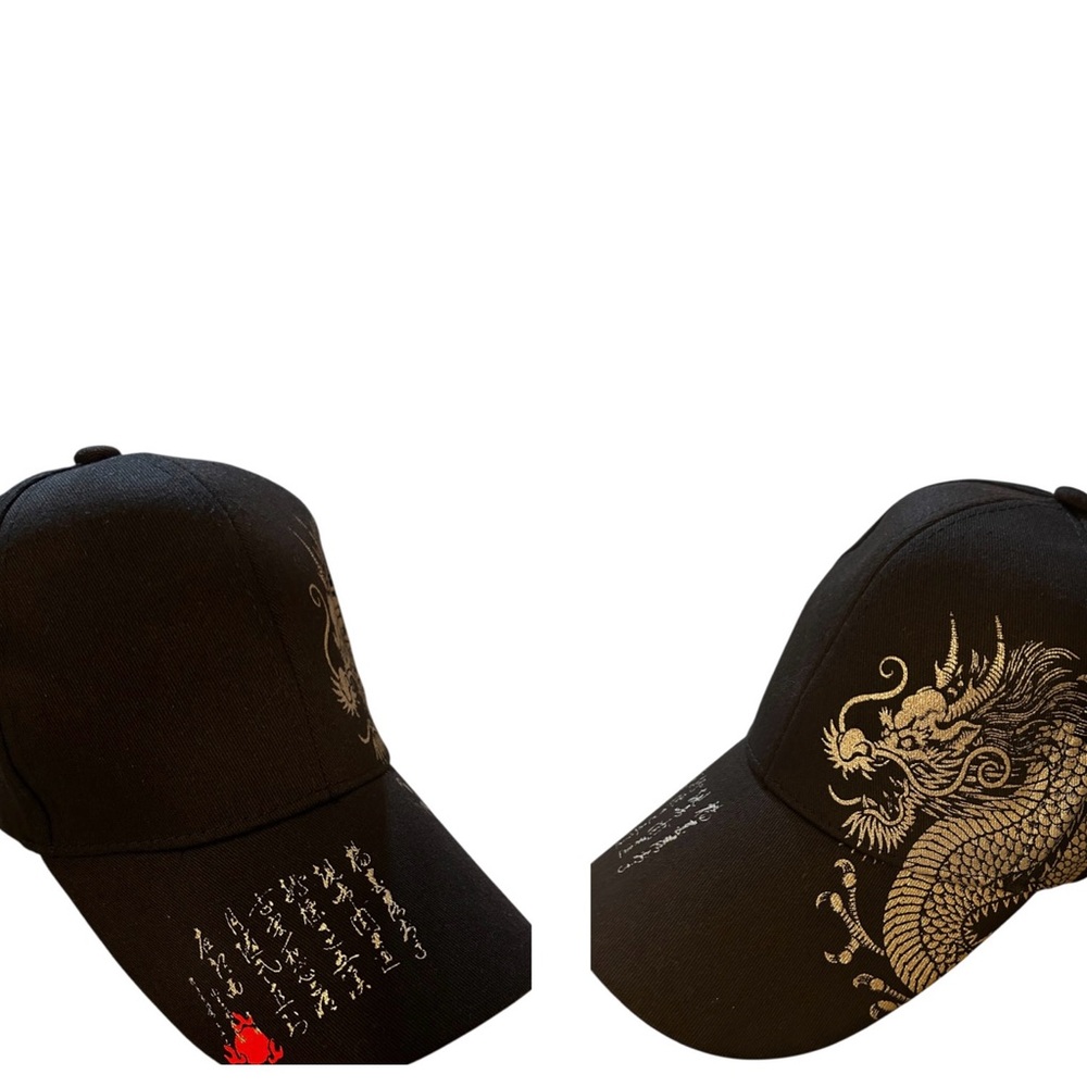 Men’s Baseball Cap Printing Chinese Dragon